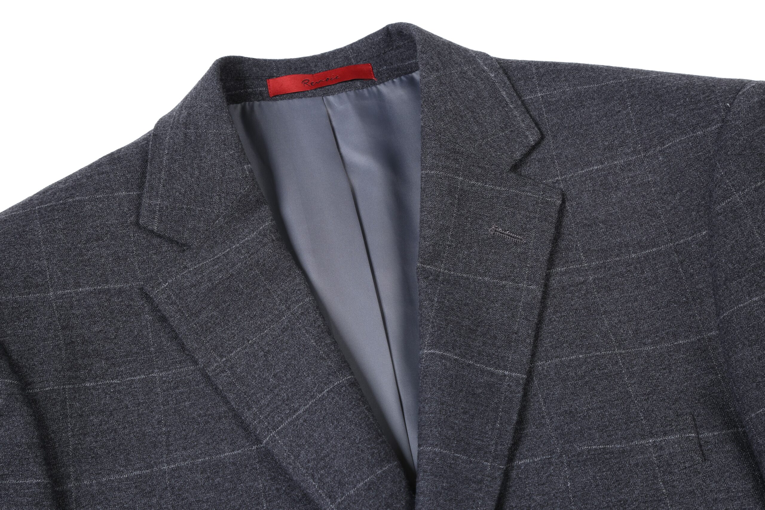 Slim Fit Charcoal Checkered Suit JW Men s Wear
